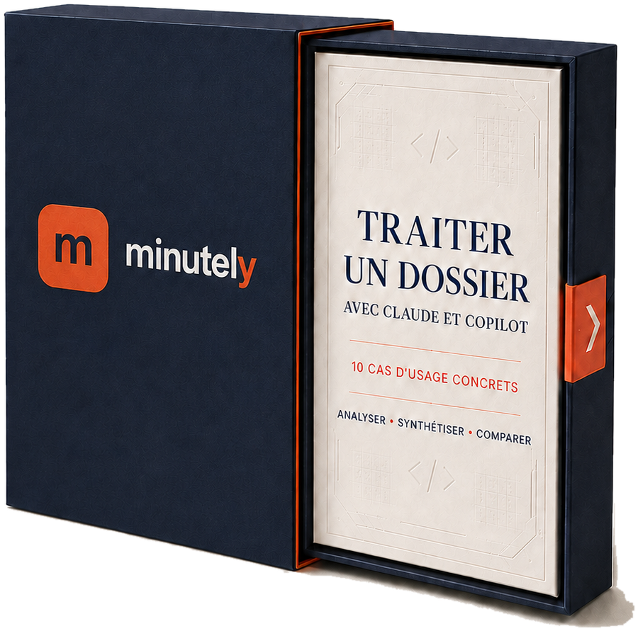 Coffret du guide Traiter un dossier avec Claude et Copilot